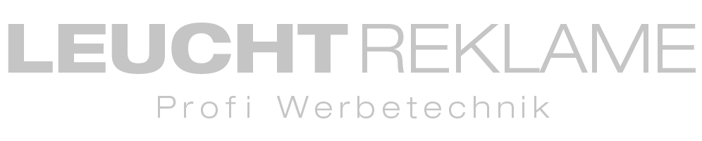 Logo - Werbepylone Produktübersicht - Leuchtreklame.net